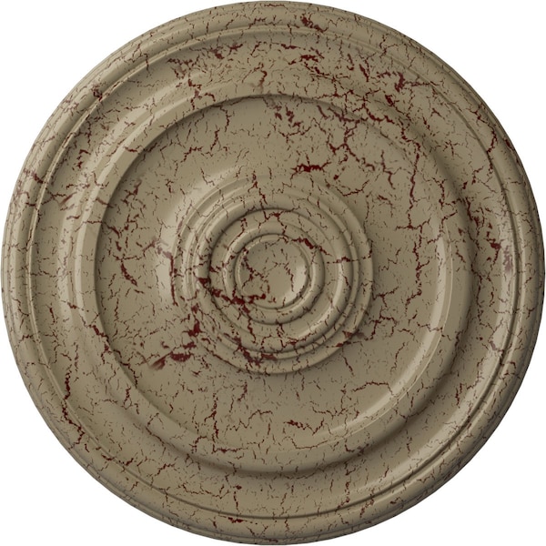 Ekena Millwork Kepler Traditional Medallion (For Canopies up to 4 1/2"), 19 3/4"OD x 1 1/2"P, Gobi Desert Crackle CM20KPGDC - main